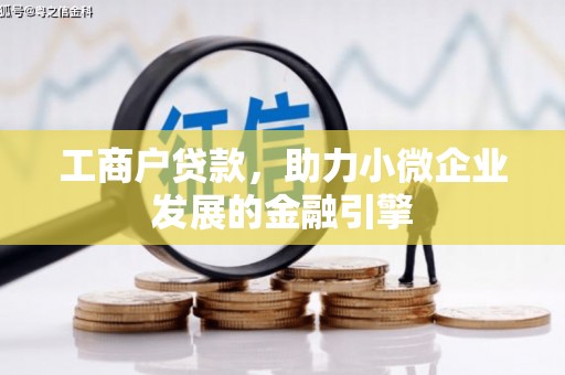 盖州工商户贷款，助力小微企业发展的金融引擎