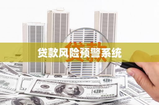 卓尼贷款风险预警系统