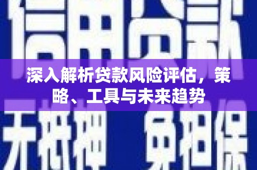 白山深入解析贷款风险评估，策略、工具与未来趋势
