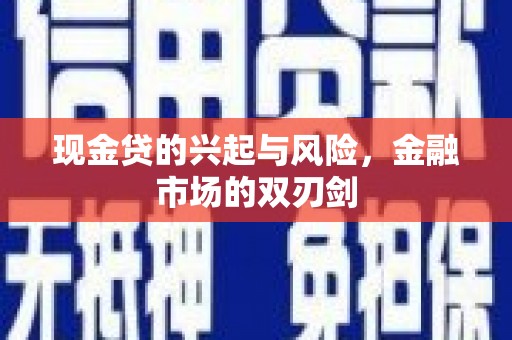 王益现金贷的兴起与风险，金融市场的双刃剑