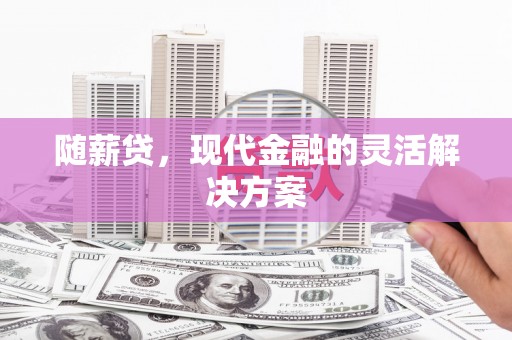 户县随薪贷，现代金融的灵活解决方案