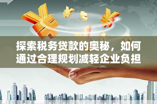邵武探索税务贷款的奥秘，如何通过合理规划减轻企业负担