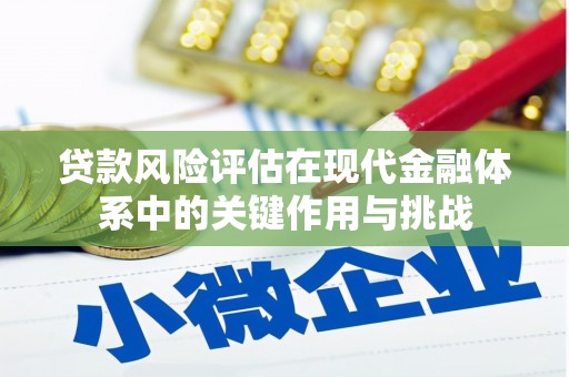 山西贷款风险评估在现代金融体系中的关键作用与挑战