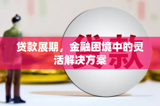 南安贷款展期，金融困境中的灵活解决方案