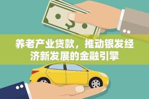 剑阁养老产业贷款，推动银发经济新发展的金融引擎