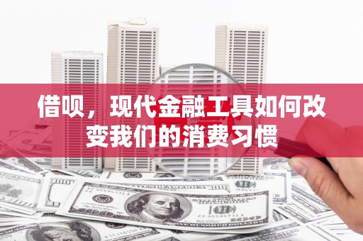 大朗借呗，现代金融工具如何改变我们的消费习惯