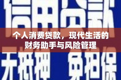 安定个人消费贷款，现代生活的财务助手与风险管理