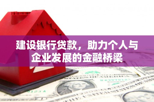 黑水建设银行贷款，助力个人与企业发展的金融桥梁