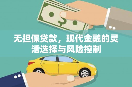 安国无担保贷款，现代金融的灵活选择与风险控制