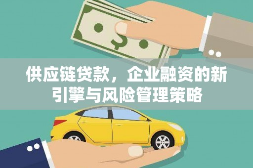 黄陂供应链贷款，企业融资的新引擎与风险管理策略
