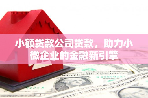 峄城小额贷款公司贷款，助力小微企业的金融新引擎