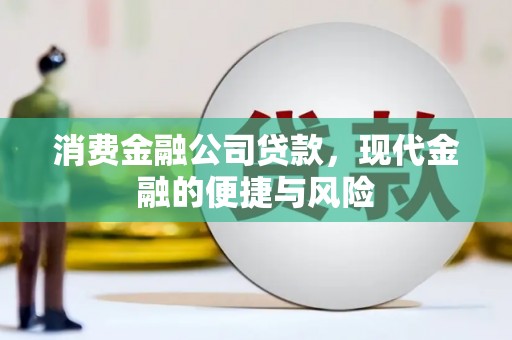黄圃消费金融公司贷款，现代金融的便捷与风险